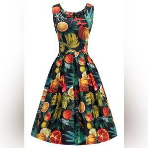 Dolly and Dotty UK Amanda Tropical Fruits swing dress - 4